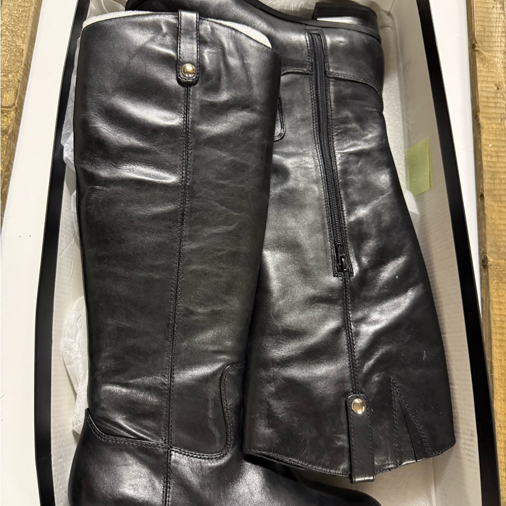 INC International Concepts Black Over the Knee Boots